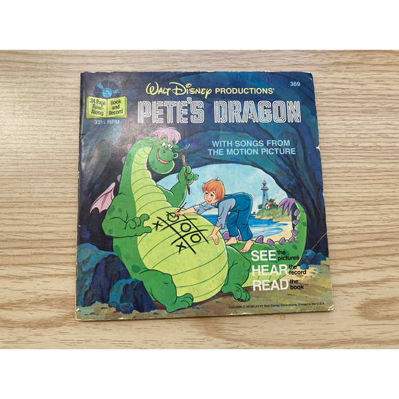 Disney Other - Vintage Disneyland Original Little Long Record Pete's Dragon